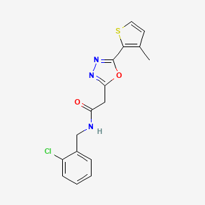 B2561629 2-[4-(3-methylpiperidin-1-yl)-2-oxoquinazolin-1(2H)-yl]-N-[3-(methylthio)phenyl]acetamide CAS No. 1286703-60-3