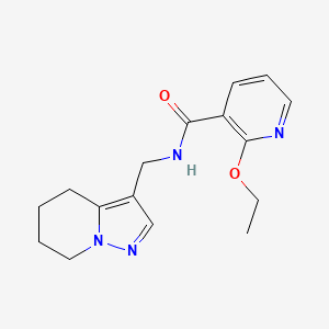 molecular formula C16H20N4O2 B2561709 2-ethoxy-N-((4,5,6,7-tetrahydropyrazolo[1,5-a]pyridin-3-yl)methyl)nicotinamide CAS No. 2034454-17-4