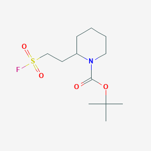 Tert-butyl 2-[2-(fluorosulfonyl)ethyl]piperidine-1-carboxylate