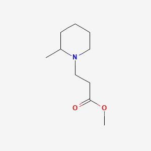 molecular formula C10H19NO2 B2561760 3-(2-甲基哌啶-1-基)丙酸甲酯 CAS No. 767246-36-6