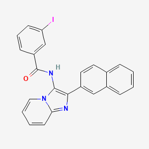 3-iodo-N-(2-(naphthalen-2-yl)imidazo[1,2-a]pyridin-3-yl)benzamide