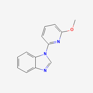 molecular formula C13H11N3O B2561792 1-(6-甲氧基吡啶-2-基)-1H-苯并咪唑 CAS No. 1269265-87-3