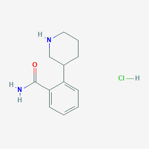 2-(Piperidin-3-yl)benzamide hydrochloride