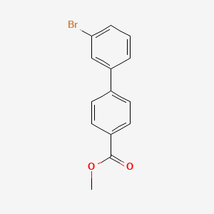 molecular formula C14H11BrO2 B2561819 Methyl 4-(3-bromophenyl)benzoate CAS No. 89900-91-4