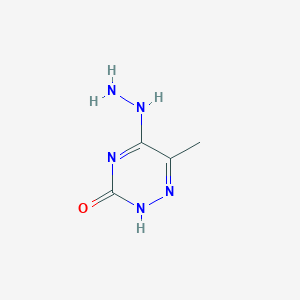 5-hydrazinyl-6-methyl-2H-1,2,4-triazin-3-one