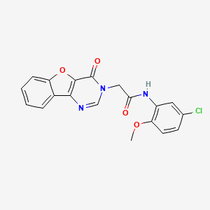 N-(5-chloro-2-methoxyphenyl)-2-(4-oxobenzofuro[3,2-d]pyrimidin-3(4H)-yl)acetamide