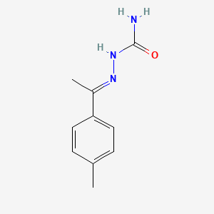 molecular formula C10H13N3O B2561889 2-(1-(p-Tolyl)ethylidene)hydrazinecarboxamide CAS No. 120445-91-2; 3352-98-5