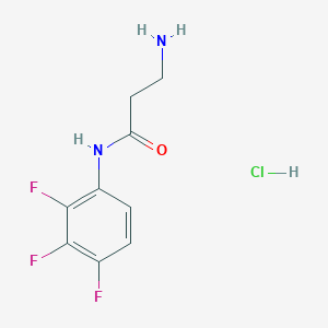 3-amino-N-(2,3,4-trifluorophenyl)propanamide hydrochloride