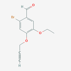 2-Bromo-5-ethoxy-4-(prop-2-ynyloxy)benzaldehyde