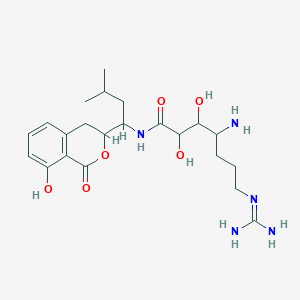 molecular formula C22H35N5O6 B025619 异香豆素 1 CAS No. 105688-01-5