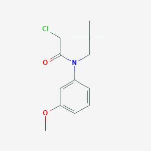 molecular formula C14H20ClNO2 B2561911 2-Chloro-N-(2,2-dimethylpropyl)-N-(3-methoxyphenyl)acetamide CAS No. 1397188-31-6