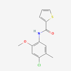 N-(4-chloro-2-methoxy-5-methylphenyl)thiophene-2-carboxamide