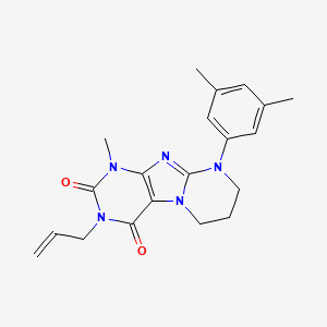 9-(3,5-dimethylphenyl)-1-methyl-3-prop-2-enyl-7,8-dihydro-6H-purino[7,8-a]pyrimidine-2,4-dione