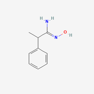 (Z)-N'-Hydroxy-2-phenylpropanimidamide