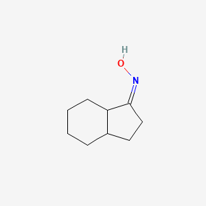 molecular formula C9H15NO B2562013 (NZ)-N-(2,3,3a,4,5,6,7,7a-octahydroinden-1-ylidene)hydroxylamine CAS No. 81256-04-4