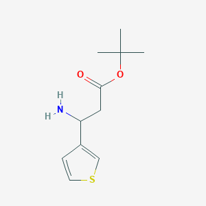 Tert-butyl 3-amino-3-thiophen-3-ylpropanoate