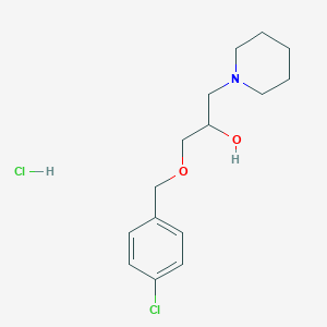 1-((4-Chlorobenzyl)oxy)-3-(piperidin-1-yl)propan-2-ol hydrochloride