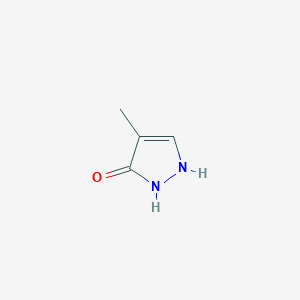 molecular formula C4H6N2O B2562192 4-methyl-1H-pyrazol-3-ol CAS No. 13315-23-6; 3947-61-3