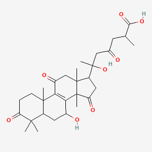 molecular formula C30H42O8 B2562285 Ácido ganodérico N CAS No. 110241-19-5