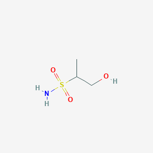molecular formula C3H9NO3S B2562295 1-Hydroxypropane-2-sulfonamide CAS No. 1493291-66-9
