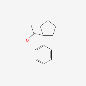 molecular formula C13H16O B2562329 1-(1-苯基环戊基)乙酮 CAS No. 4046-09-7