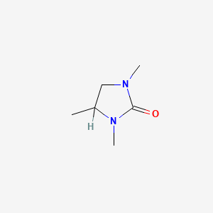 molecular formula C6H12N2O B2562388 2-Imidazolidinone, 1,3,4-trimethyl- CAS No. 24044-24-4; 7226-23-5