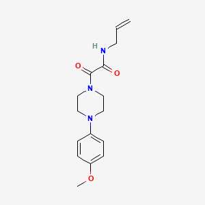 molecular formula C16H21N3O3 B2562480 N-烯丙基-2-(4-(4-甲氧基苯基)哌嗪-1-基)-2-氧代乙酰胺 CAS No. 941921-31-9