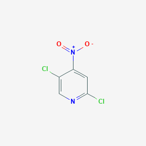 molecular formula C5H2Cl2N2O2 B2562619 2,5-Dichloro-4-nitropyridine CAS No. 1400701-63-4