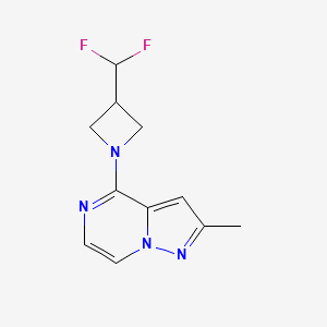 4-(3-(Difluoromethyl)azetidin-1-yl)-2-methylpyrazolo[1,5-a]pyrazine