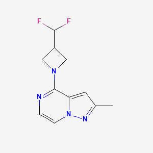 3-(difluoromethyl)-1-{2-methylpyrazolo[1,5-a]pyrazin-4-yl}azetidine