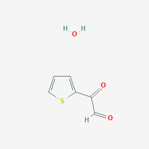 molecular formula C6H6O3S B2562699 2-Thienylglyoxal hydrate CAS No. 1172227-73-4; 138380-43-5; 51445-63-7