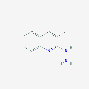 molecular formula C10H11N3 B2562727 2-Hydrazinyl-3-methylquinoline CAS No. 115761-88-1