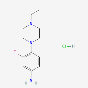 4-(4-Ethylpiperazin-1-yl)-3-fluoroaniline hydrochloride