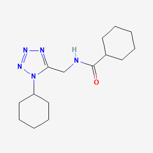 N-((1-cyclohexyl-1H-tetrazol-5-yl)methyl)cyclohexanecarboxamide