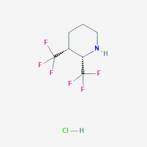 (2S,3R)-2,3-bis(trifluoromethyl)piperidine hydrochloride