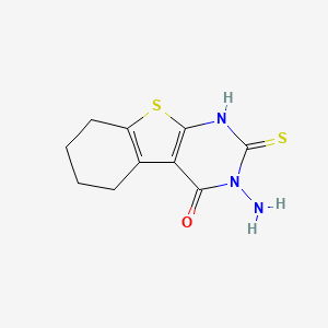 3-amino-2-thioxo-2,3,5,6,7,8-hexahydro[1]benzothieno[2,3-d]pyrimidin-4(1H)-one