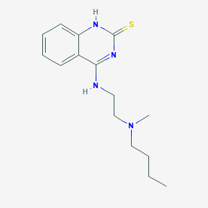 molecular formula C15H22N4S B2562911 4-((2-(butyl(methyl)amino)ethyl)amino)quinazoline-2(1H)-thione CAS No. 440334-07-6