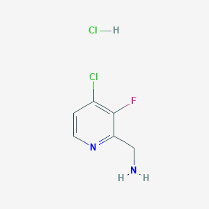 (4-Chloro-3-fluoropyridin-2-yl)methanamine hydrochloride