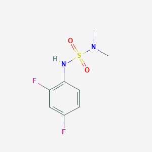 molecular formula C8H10F2N2O2S B2562961 N'-(2,4-difluorophenyl)-N,N-dimethylsulfamide CAS No. 349573-48-4