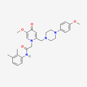 N-(2,3-dimethylphenyl)-2-(5-methoxy-2-((4-(4-methoxyphenyl)piperazin-1-yl)methyl)-4-oxopyridin-1(4H)-yl)acetamide