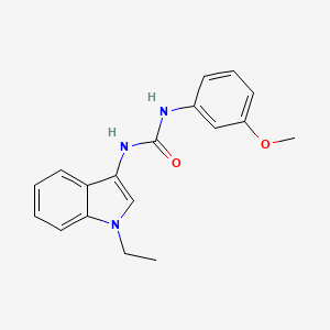 1-(1-ethyl-1H-indol-3-yl)-3-(3-methoxyphenyl)urea