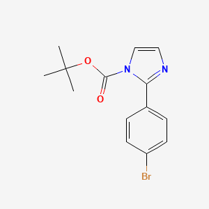 tert-butyl 2-(4-bromophenyl)-1H-imidazole-1-carboxylate
