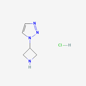 1-(azetidin-3-yl)-1H-1,2,3-triazole hydrochloride