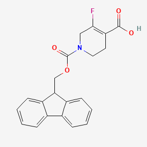 1-(9H-Fluoren-9-ylmethoxycarbonyl)-5-fluoro-3,6-dihydro-2H-pyridine-4-carboxylic acid