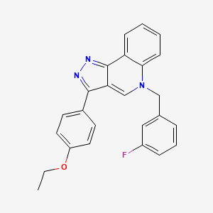 3-(4-ethoxyphenyl)-5-(3-fluorobenzyl)-5H-pyrazolo[4,3-c]quinoline