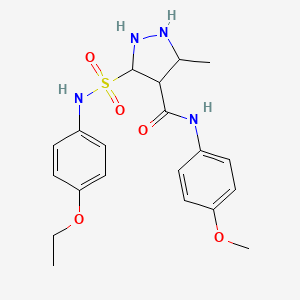 5-[(4-ethoxyphenyl)sulfamoyl]-N-(4-methoxyphenyl)-3-methyl-1H-pyrazole-4-carboxamide