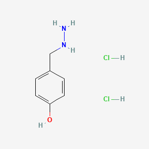 molecular formula C7H12Cl2N2O B2563069 n-Hydroxybenzylhydrazine dihydrochloride CAS No. 2418648-36-7
