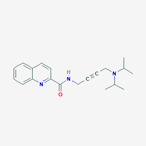 N-(4-(diisopropylamino)but-2-yn-1-yl)quinoline-2-carboxamide