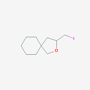 molecular formula C10H17IO B2563117 3-(Iodomethyl)-2-oxaspiro[4.5]decane CAS No. 1403649-40-0