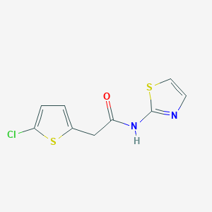 2-(5-chlorothiophen-2-yl)-N-(thiazol-2-yl)acetamide